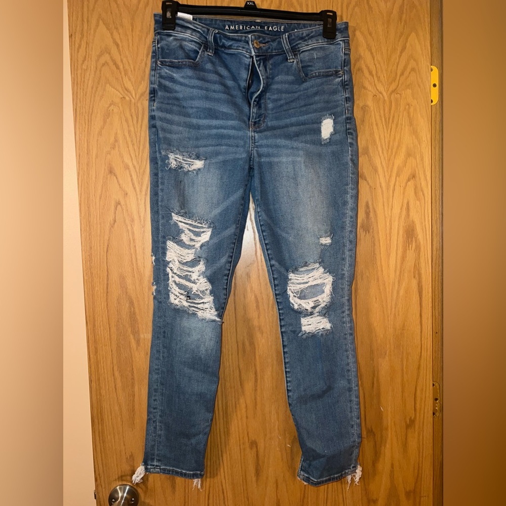 American eagle super high rise jegging
